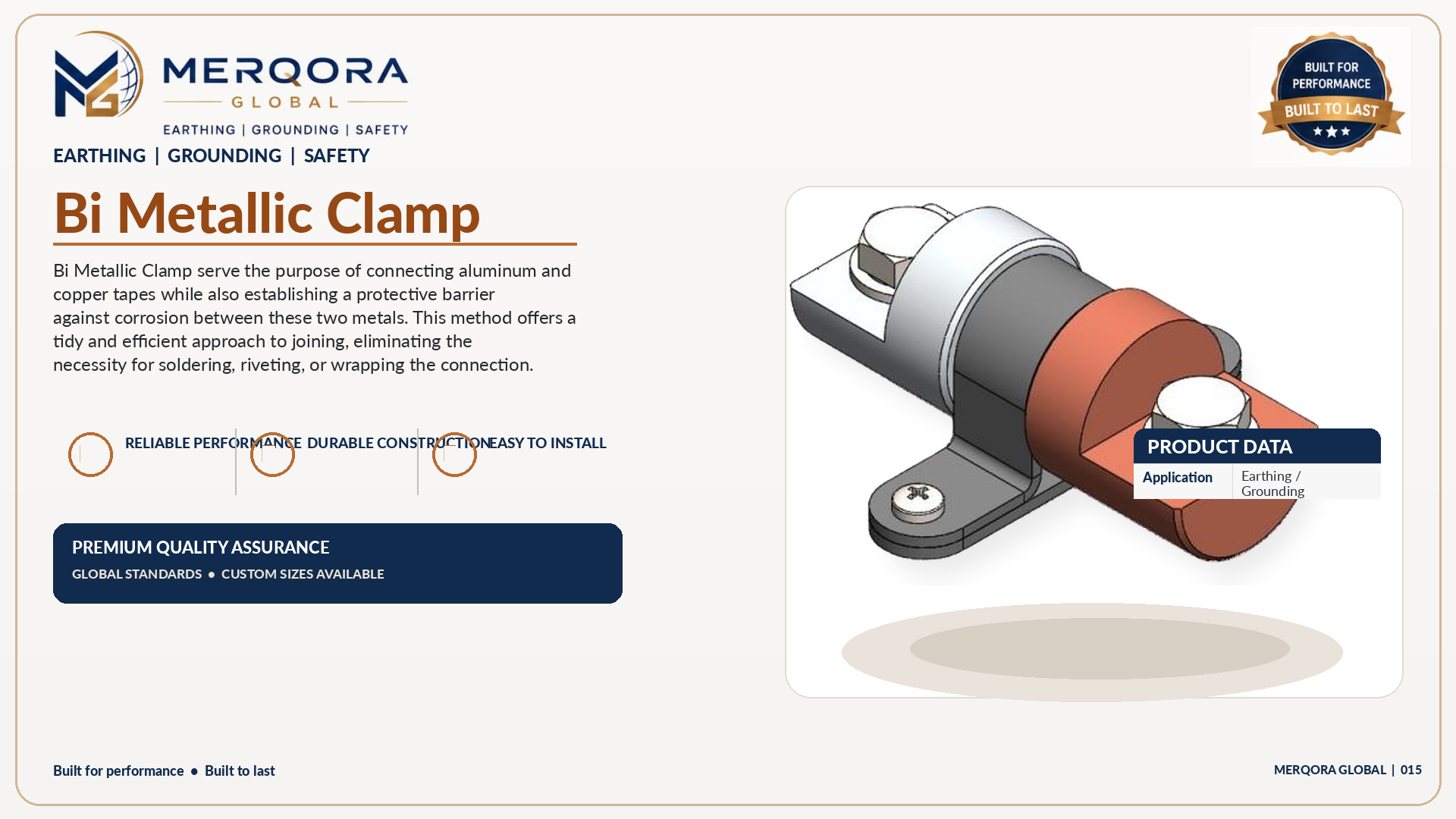 Bi Metallic Clamps - High performance bi metallic clamps engineered for industrial applications.