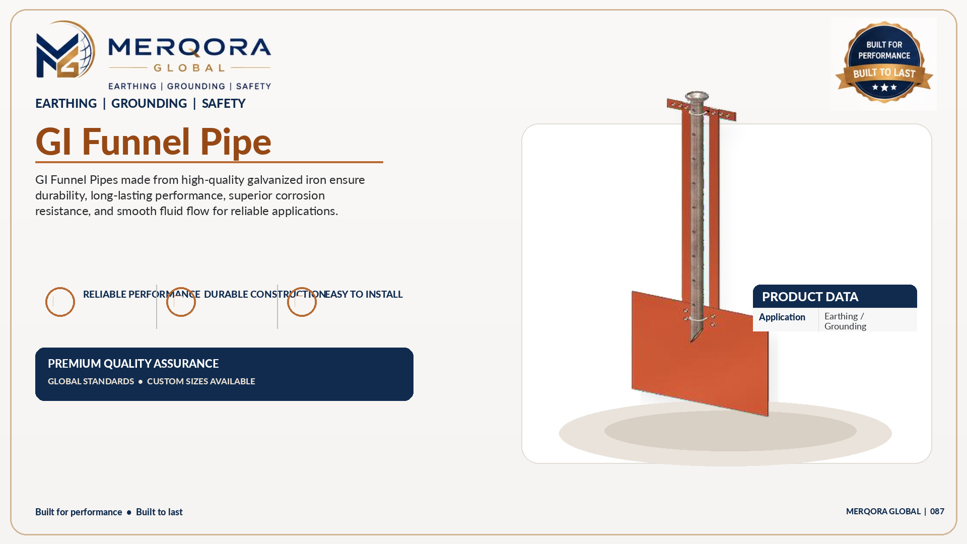 Copper Bonded Earth Plates - High performance copper bonded earth plates engineered for industrial applications.