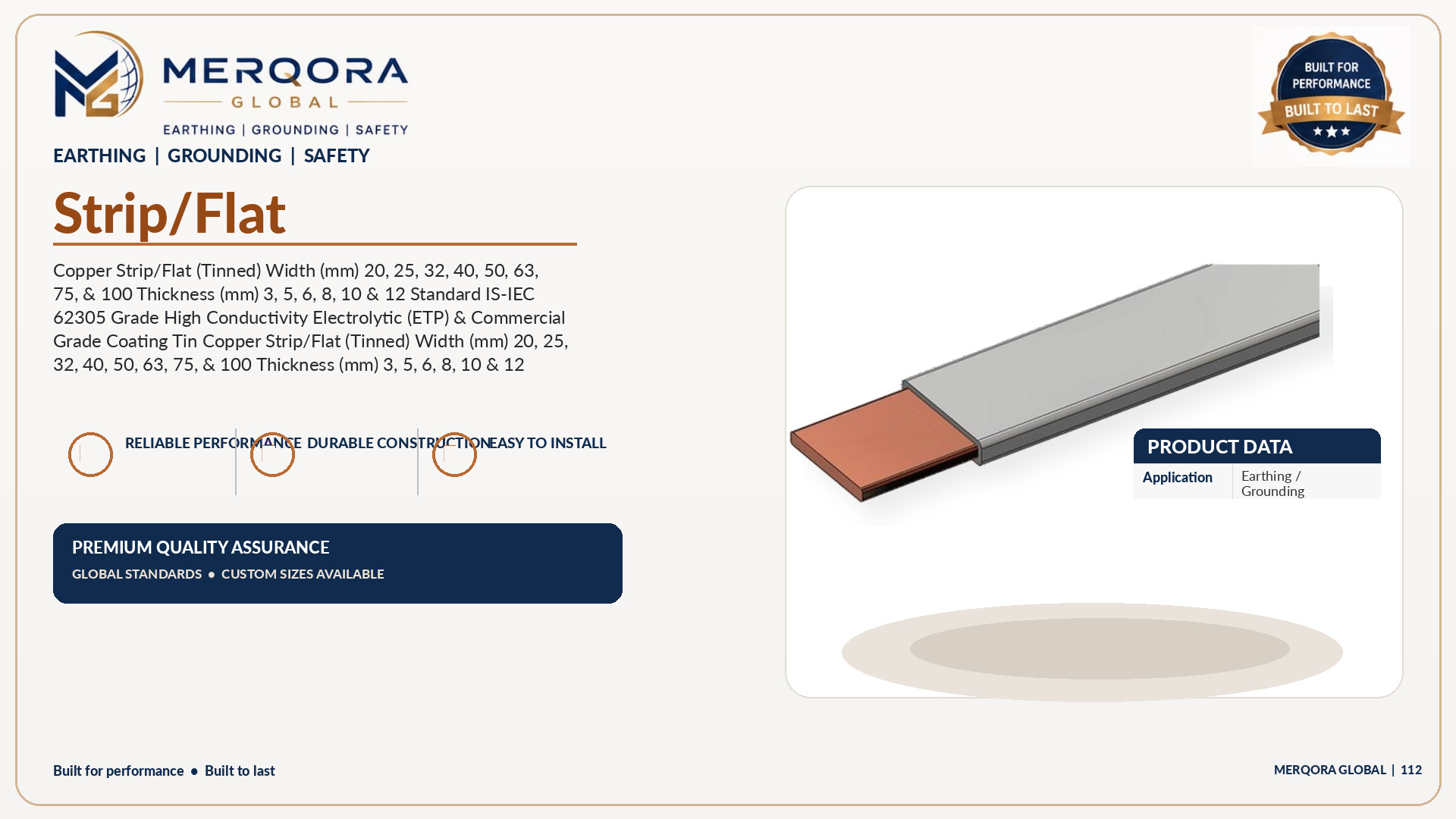 Copper Strips and Flats - High performance copper strips and flats engineered for industrial applications.