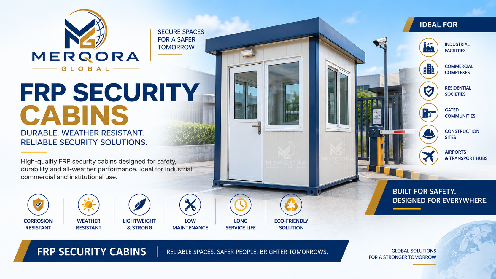 FRP Security Cabins - High performance frp security cabins engineered for industrial applications.