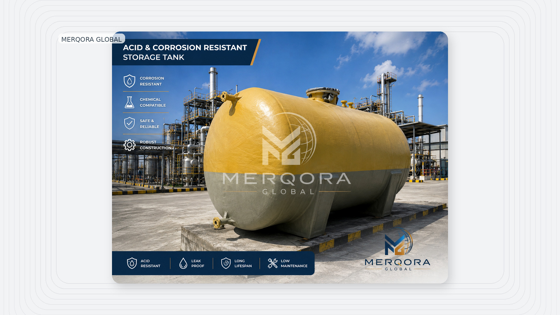 Acid and Corrosive Storage Tanks - High performance acid and corrosive storage tanks engineered for industrial applications.